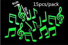 100pcs/bag 3cm Star Glow in Dark Toys