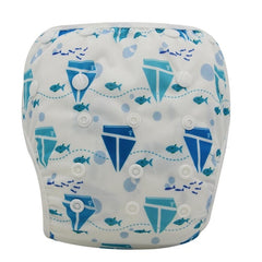 Waterproof Swim Diapers Pants Suit for 3-15KG