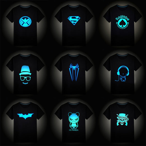 Luminous Superheroes Printed Shirt