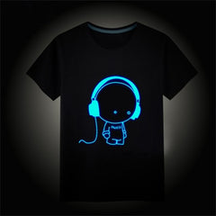 Luminous Superheroes Printed Shirt