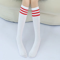 Stripes High Knee Socks