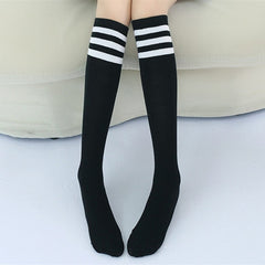 Stripes High Knee Socks