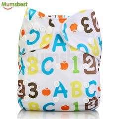 Pocket Cartoons Animal Adjustable  Reusable h Diapers Fit for 0-2years 3-15kg