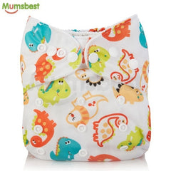 Pocket Cartoons Animal Adjustable  Reusable h Diapers Fit for 0-2years 3-15kg