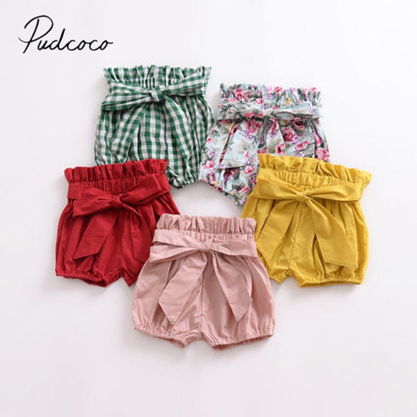 High Waist Floral Shorts