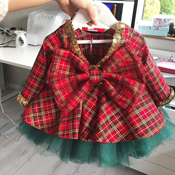 Christmas Baby Girl Princess Dress
