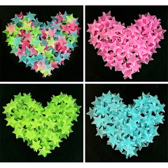 50pcs/bag 3cm Glow in the Dark Star Toys