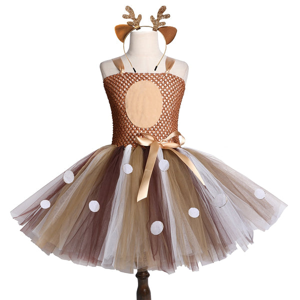 Brown Deer Girls  Party Dress