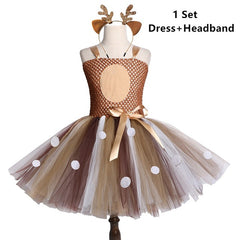 Brown Deer Girls  Party Dress