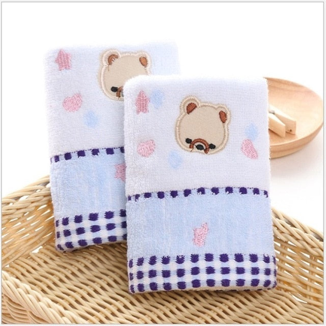 Cotton bear baby washcloth handkerchief Towel
