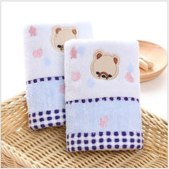 Cotton bear baby washcloth handkerchief Towel