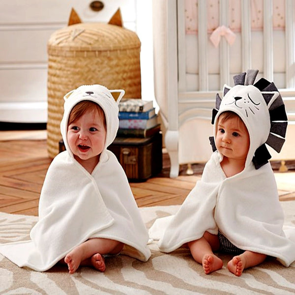 Lion Kids Hooded Towel