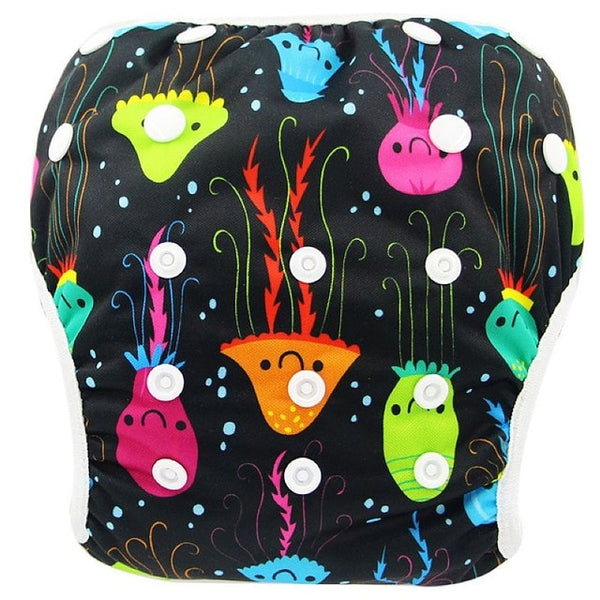 Animals Design 2 Waterproof Reusable Diaper