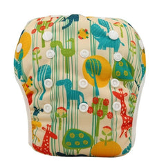 Animals Design 2 Waterproof Reusable Diaper