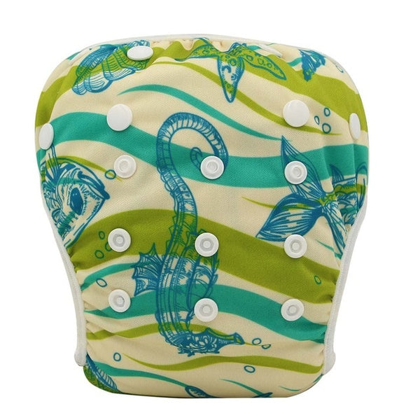 Animals Design 2 Waterproof Reusable Diaper