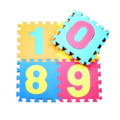 10Pcs Animal Number Pattern Mats